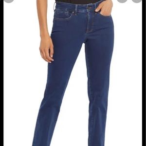 D jeans high waist straight leg Clearance